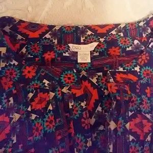 NWOT Plus size 26/28w Boho peasant top
